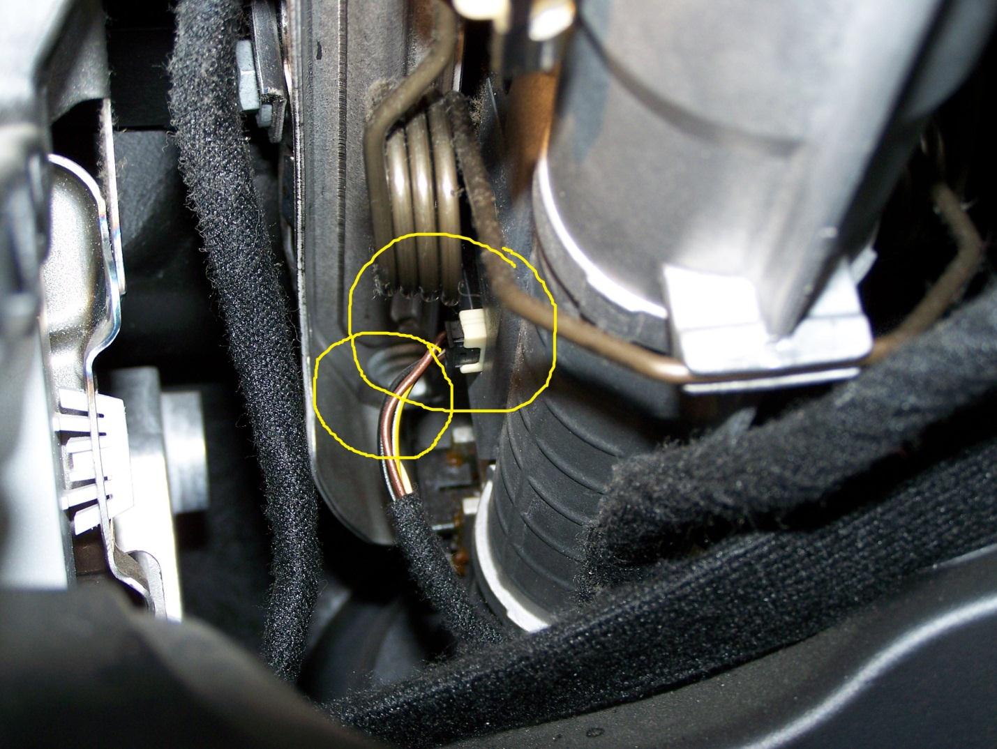Remove steering column