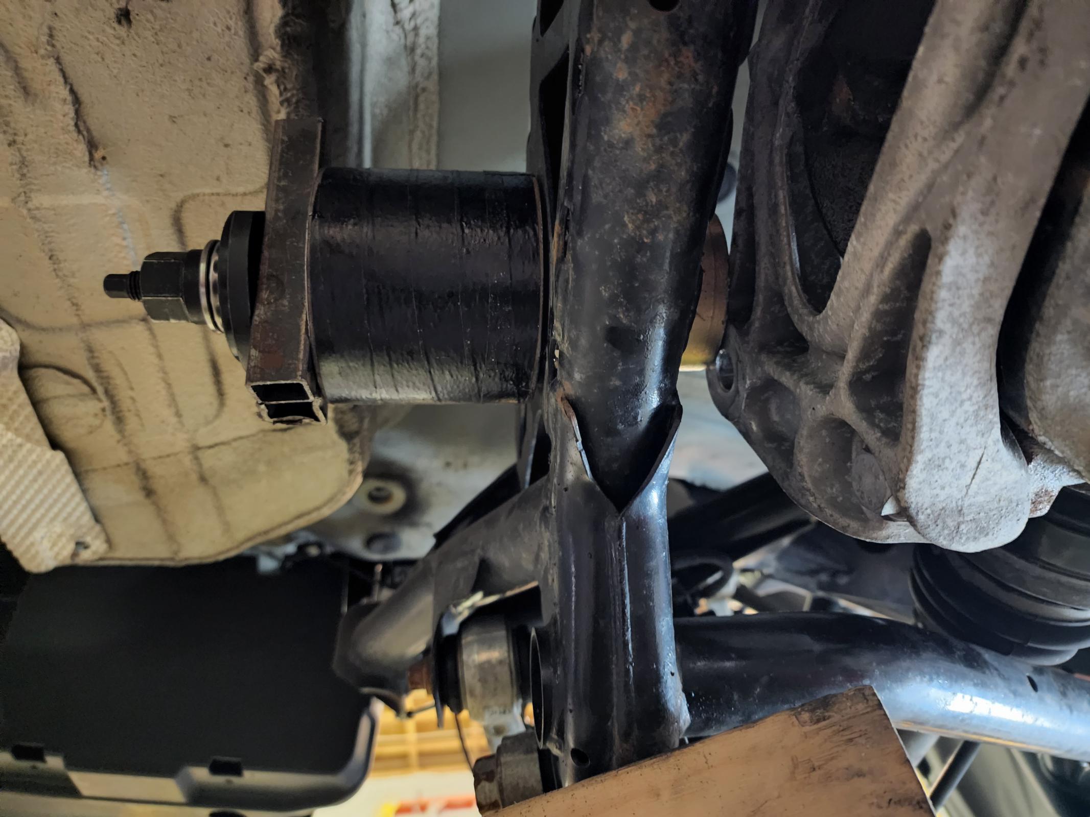 Remove rear mount