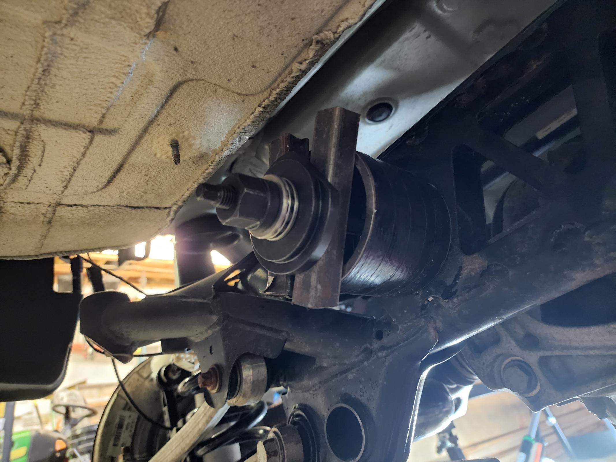 Remove rear mount