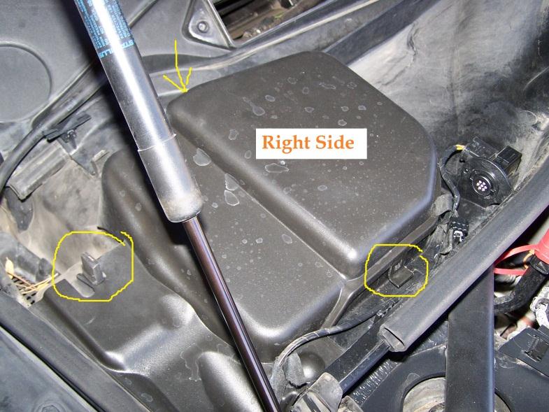 Remove lower microfilter housing
