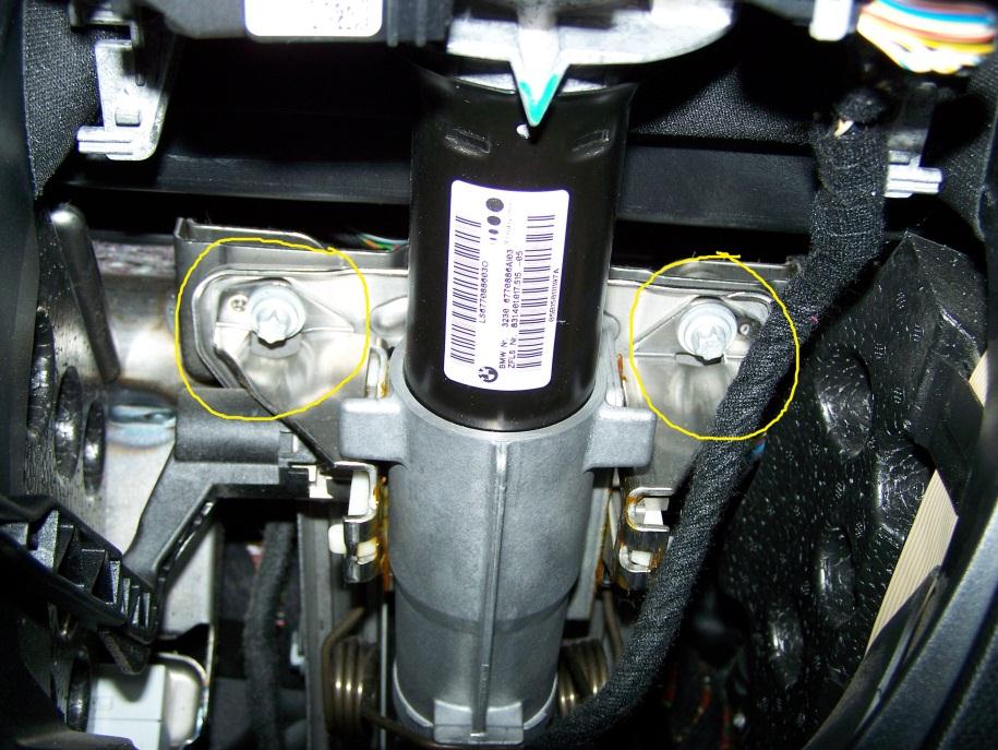 Remove steering column