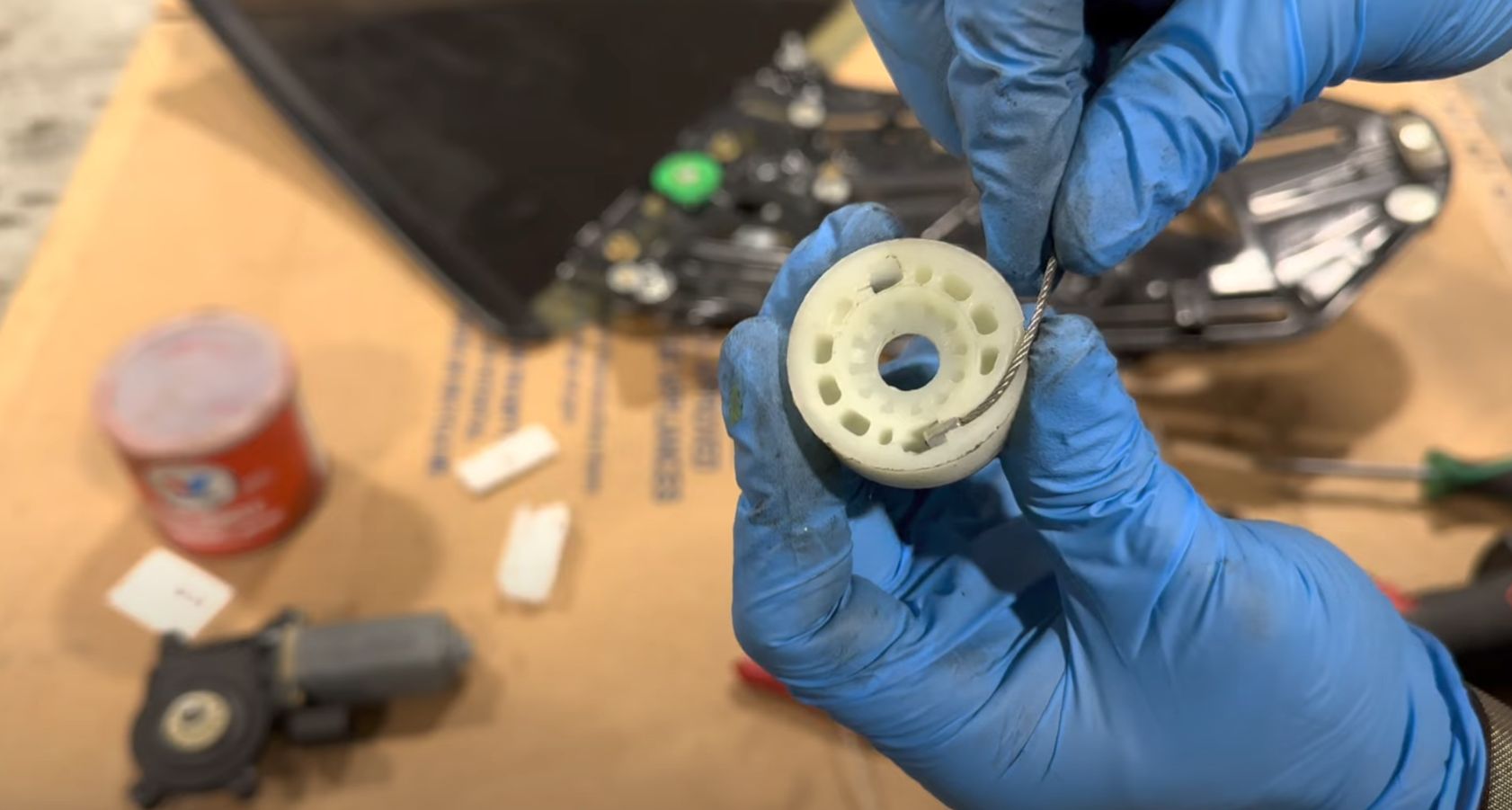 Prepare the New Spool Wheel