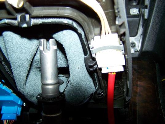 Remove trim for preselector (shift) lever: