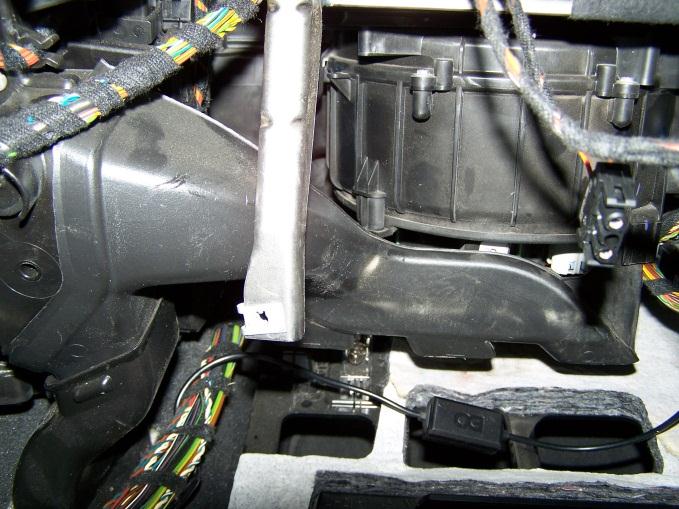 Remove the heater/AC box