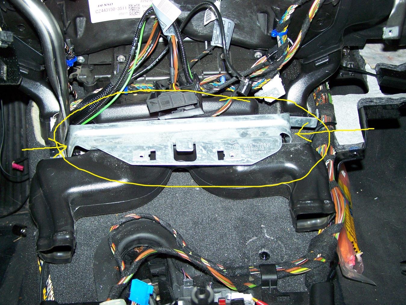 Remove the heater/AC box