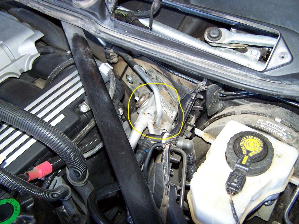 Remove expansion valve (for the a/c)