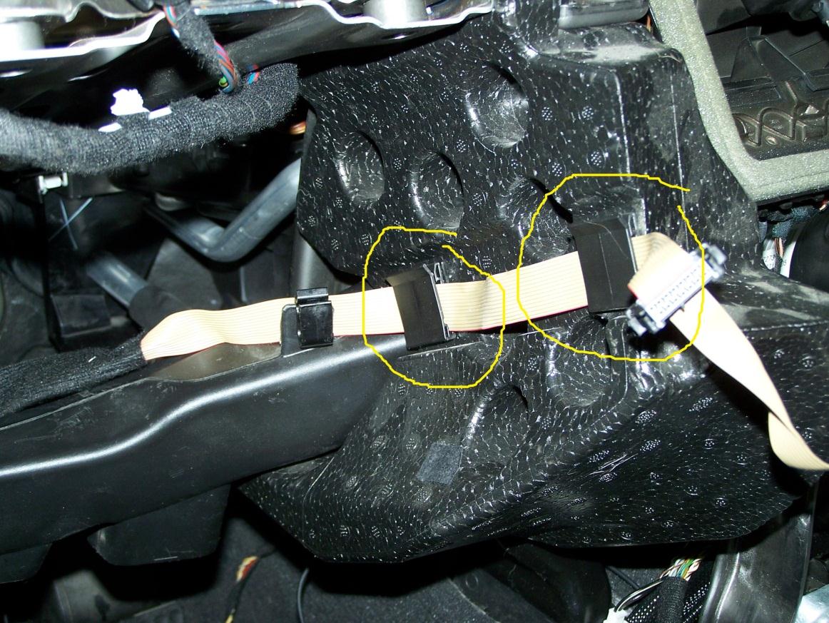 Remove ribbon cable