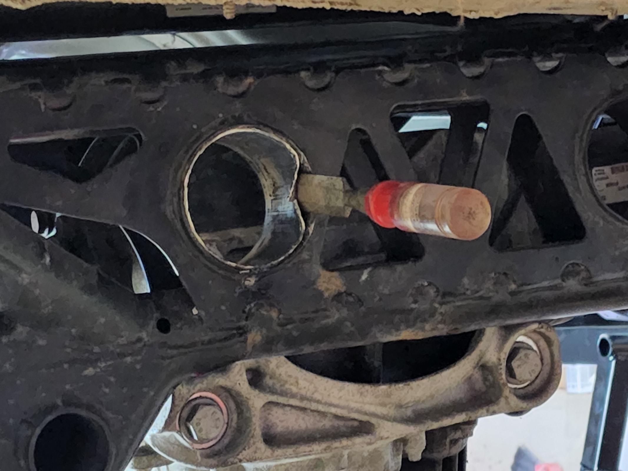 Remove rear mount